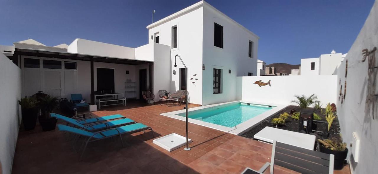 Splendid Casa Papagayo, Heated Pool, Roofterrace With Views And Wifi Villa Playa Blanca  Bagian luar foto